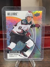 2023-24 Upper Deck Allure Logan Cooley Confetti Rookie RC SP #106 Utah Mammoth