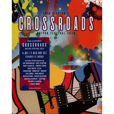 ERIC CLAPTON CROSSROADS 2023 4 CD + 2 BLU RAY SET NEW JOE BONAMASSA SHERYL CROW