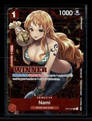 One Piece Card Game Nami One Piece Promotion Cards PR ST01-007
