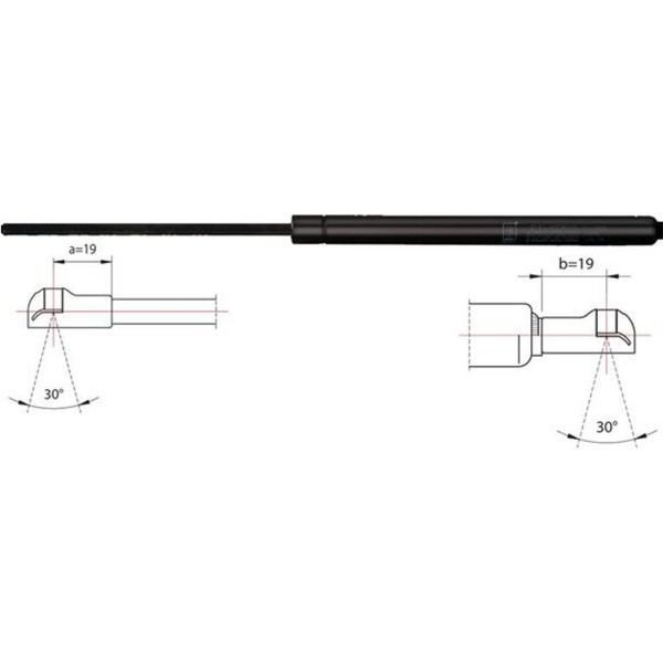 2X Metzger 2110047 Gasfeder Kofferraum Laderaum FüR Renault Kangoo KC0 1 FC0 1-image