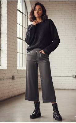 B+ab Wool Mohair Blend Oversized Sweater Size XS
