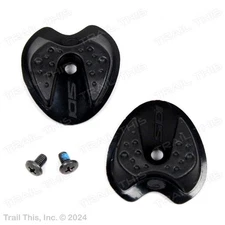 Sidi Black Rubber Antislip Heel Pad Replacement for Carbon Sole Road Bike Shoes