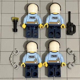Lego  City Police Officer 952101 Policeman and Helicopter Lot Of 4 H4 29