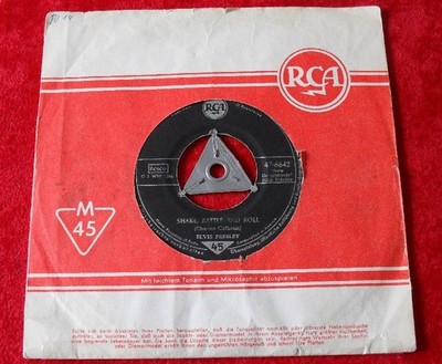 Single 7'' Elvis Presley - Shake, Rattle And Roll / Lawdy Miss Clawdy (s2)