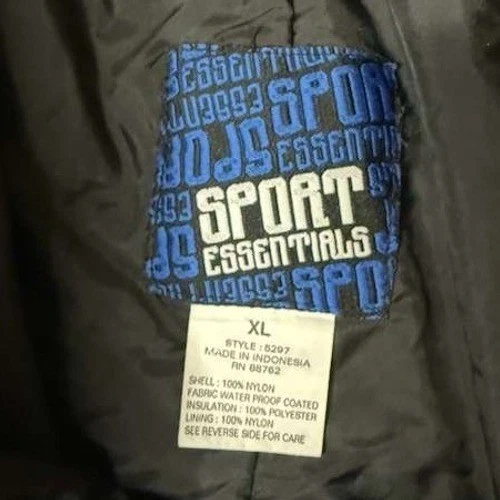 JOJO SPORT ESSENTIALS Black Nylon Cargo Ski Snow Pants Size XL Waterproof - Image 2 of 4