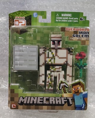 Minecraft Overworld Iron Golem 2014 Mojang Series #2 Brand New Sealed MOC