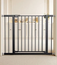 29.5-40.5" Baby Gate for Stairs, Dog Gate for Doorways, Walk Thru Auto Close ...