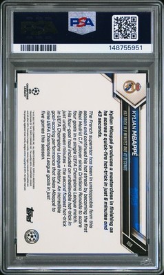 PSA 10 Kylian Mbappe 2025 Topps Now #59 Only 50 Made Rare Card