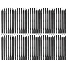 60Pcs 9 x 150 mm Spudger Pry Tool Antistatic Carbon Fiber Safe Dual Ends Black
