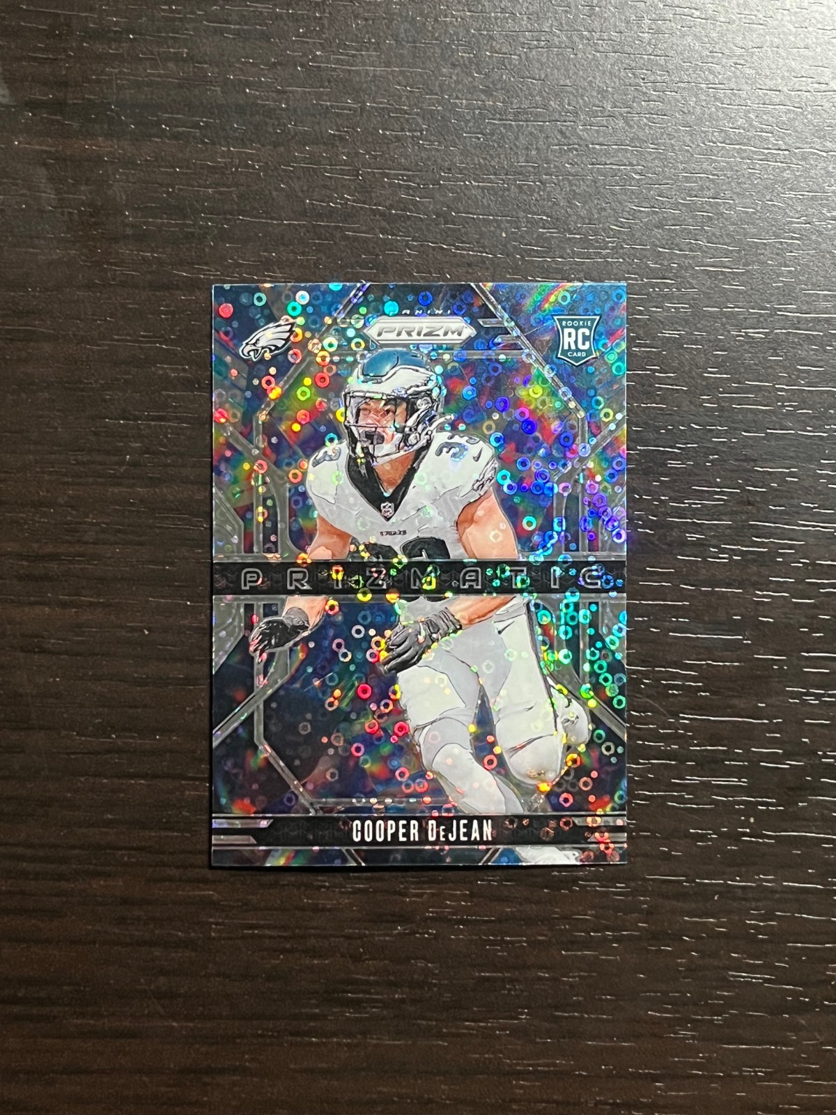 COOPER DEJEAN 2024 Panini Prizm Prizmatic No Huddle DISCO Rookie RC Card #6