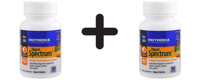 2 x Enzymedica Digest Spectrum - 30 caps (466,50 EUR/kg)