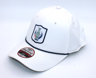 NEW Imperial Solheim Cup 2024 6 Panel Rope White Adjustable Golf Hat Cap