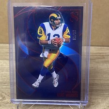 2025 Panini Silhouette Kurt Warner FOTL Red 01/17 Rams