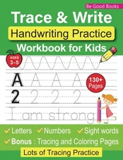 Trace and Write - Handwriting Practice Workbook for Kids: Alphabet Tracing an...