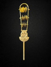 Egyptian Brass Hathor Sistrum Handmade Ancient Ritual Rattle for Meditation
