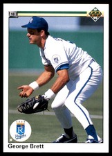 George Brett 1990 Upper Deck #124 Royals MLB READ FREE SHIPPING AutographDen