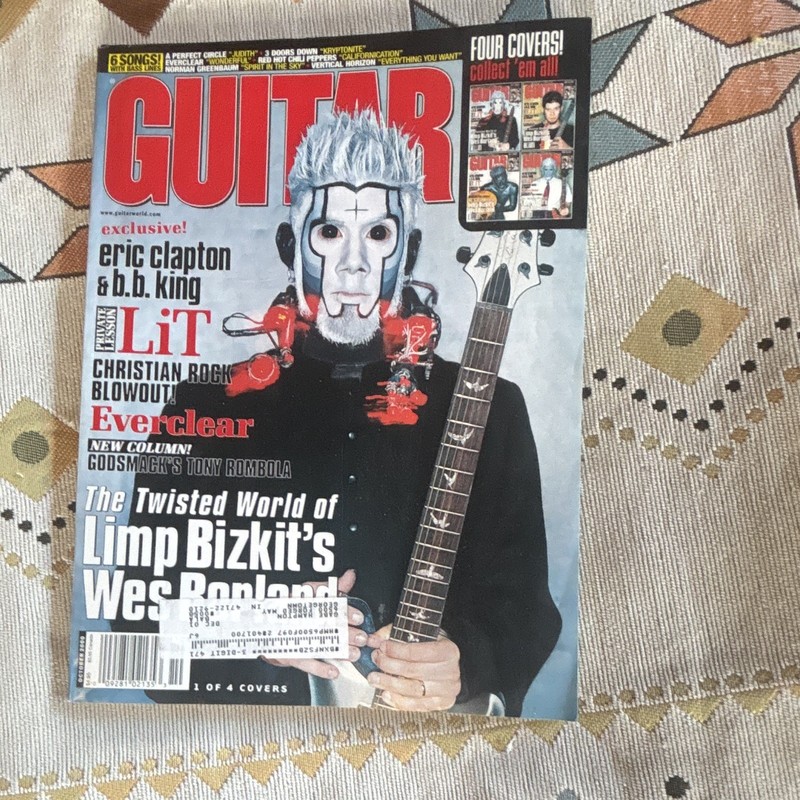 Guitar February 1999 Issue 2 Vol 20 Wes Borland Eric Clapton B.B. King