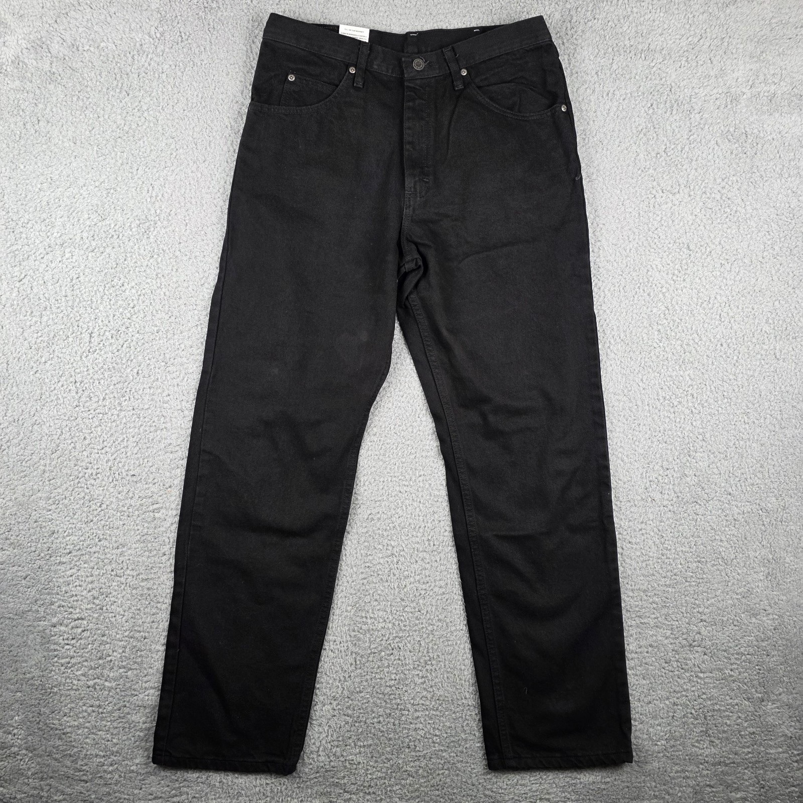 Vintage Wrangler Jeans Mens 34x32 Black Relaxed Fit Hero Five Star Premium Denim