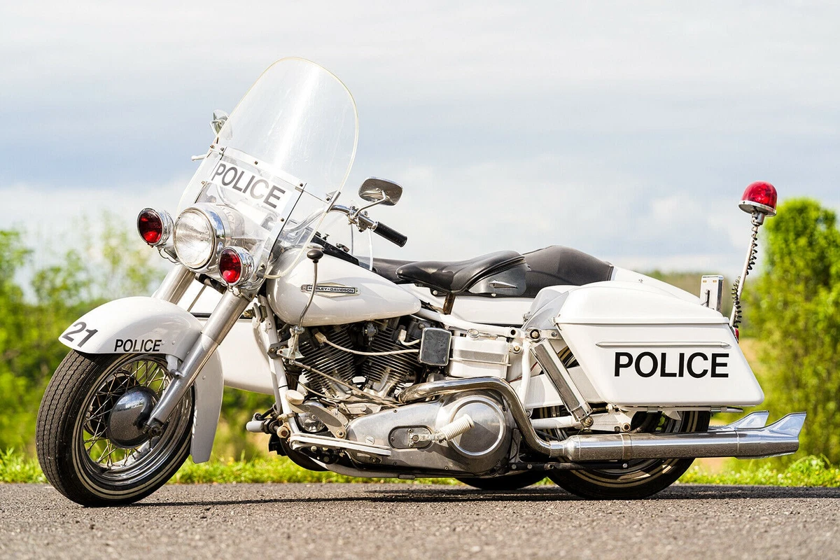 Pristine 1969 Harley Shovelhead Police Edition on eBay