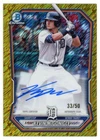 Kevin McGonigle 2026 Bowman Chrome Gold Shimmer Refractor 33/50 #CPA-KMC Auto