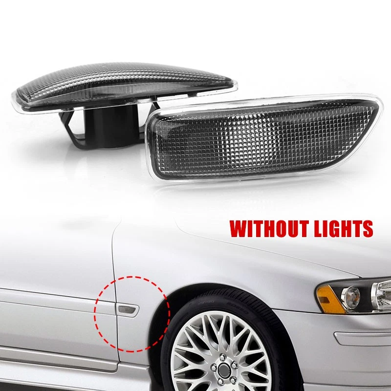 2 шт габаритный фонарь на крыло бампер поворотник для VOLVO S60 V70 S80 XC90 левый правый - Изображение 3 из 4