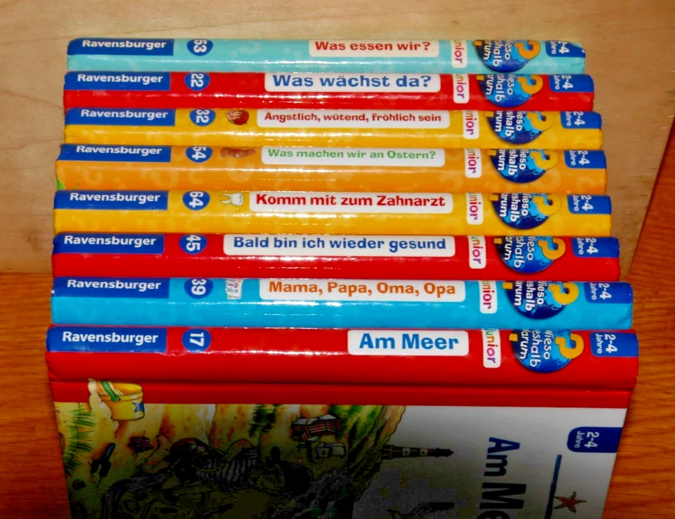 8 Bände Wieso Weshalb Warum Junior 2-4 - Bild 2 von 4