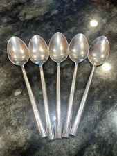 Cambridge Paradise Flatware Table Spoons (5)Stainless Steel Glossy Angled Tip