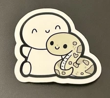 NEW The Coffee Monsterz Co. Green Snake Emoti Sticker TCMC