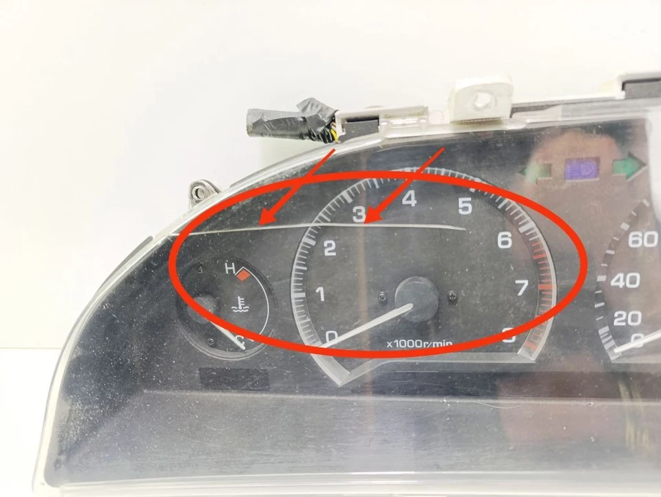 Toyota Corolla E90 1990 Petrol Speedometer Cockpit 66kW UST127265 - image 4 of 4