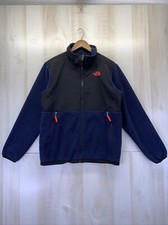 The North Face Boys Blue/Black Fleece Polartec Full Zip Jacket Sz XL 18/20-5708