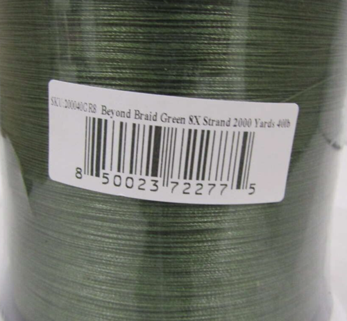 Beyond Braid Green 8x 40lb (.32mm) 2000 Yard Abrasion Resistant Fishing Line - Picture 5 of 5