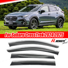 For Subaru Crosstrek 2024 2025 Smoke Tinted Window Visor Rain Guard Wind Shield For Subaru Crosstrek 2024 2025 Smoke Tinted Window Visor Rain Guard Wind Shield