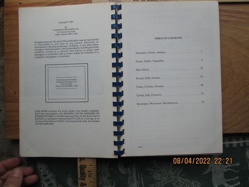 albion maine senior citizens favorite recipes cookbook 1991 - Imagen 4 de 7