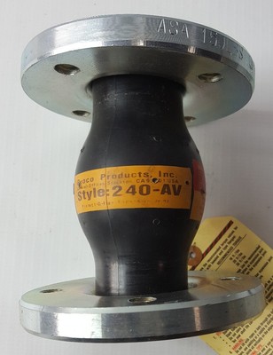 20X8 240AV/EE Single Arch EPDM Spherical Expansion Joint with 150# Floating Flanges 240AV 20 x 8 Inc Proco Products 20X8 240AV/EE Single Arch EPDM Spherical Expansion Joint with 150# Floating Flanges 240AV 20 x 8 Inc Proco Products