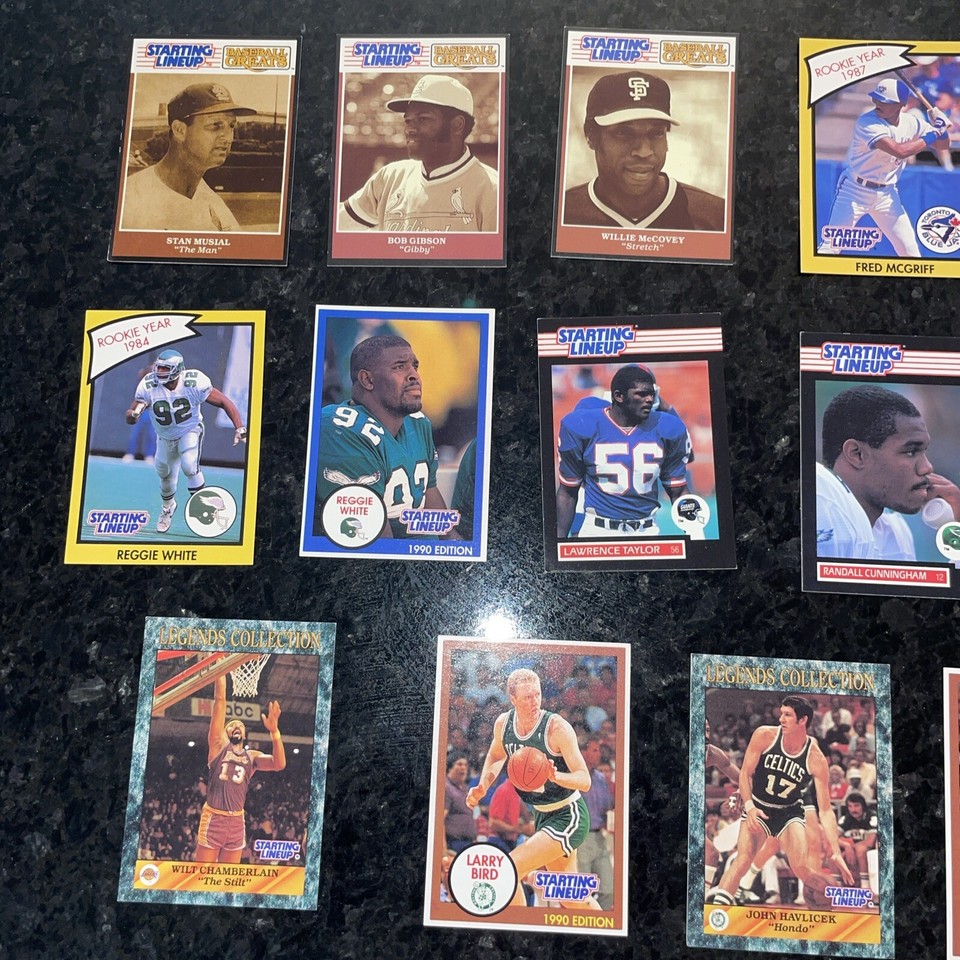 Starting Lineup Baseball, Football, Basketball, Golf Cards, Lot of 20