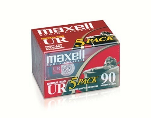 Maxell 108562 UR-90 5PK Аудио кассеты с нормальным смещением 90 минут с футлярами 5 шт 2790₽