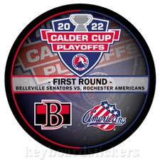 Rochester Americans vs Belleville Senators 2022 Calder Cup Playoffs Dueling Puck