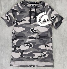 Ecko Unltd Hoodie Mens Medium Gray Camo Casualcore Make A Move Mask Sweatshirt