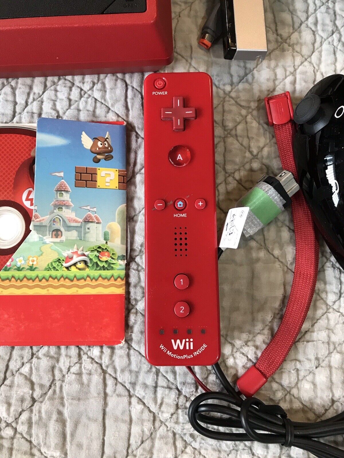 Nintendo Wii New Super Mario Bros. Pack Red Console (RCLSRAAK) for sale  online