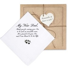Father Of The Groom Gifts  Wedding Handkerchief Gift for New Dad  Father In...