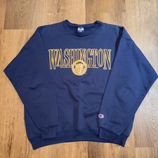University of Washington Sweatshirt Mens Large Champion Huskies Crewneck VTG 90s