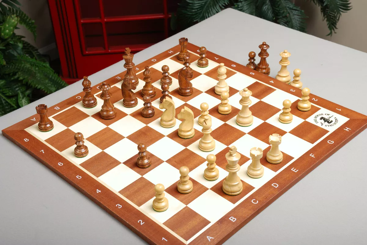 Wooden Chess Only 32 Standard Championship Staunton Wooden Chess