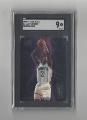 1993-94 Fleer Ultra - Scoring Kings Larry Johnson #4 for