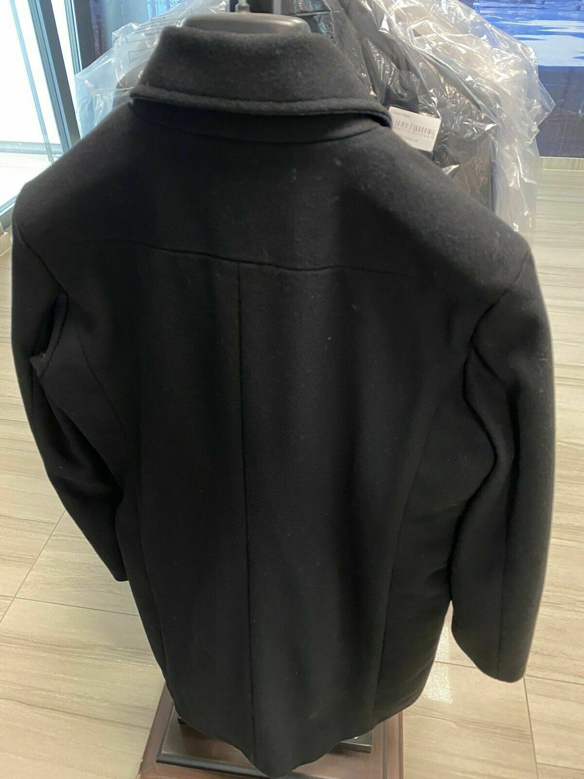 Calvin Klein Jeans Iconic Retro Wool Coat Blazer Coat Jacket M 38 image 7