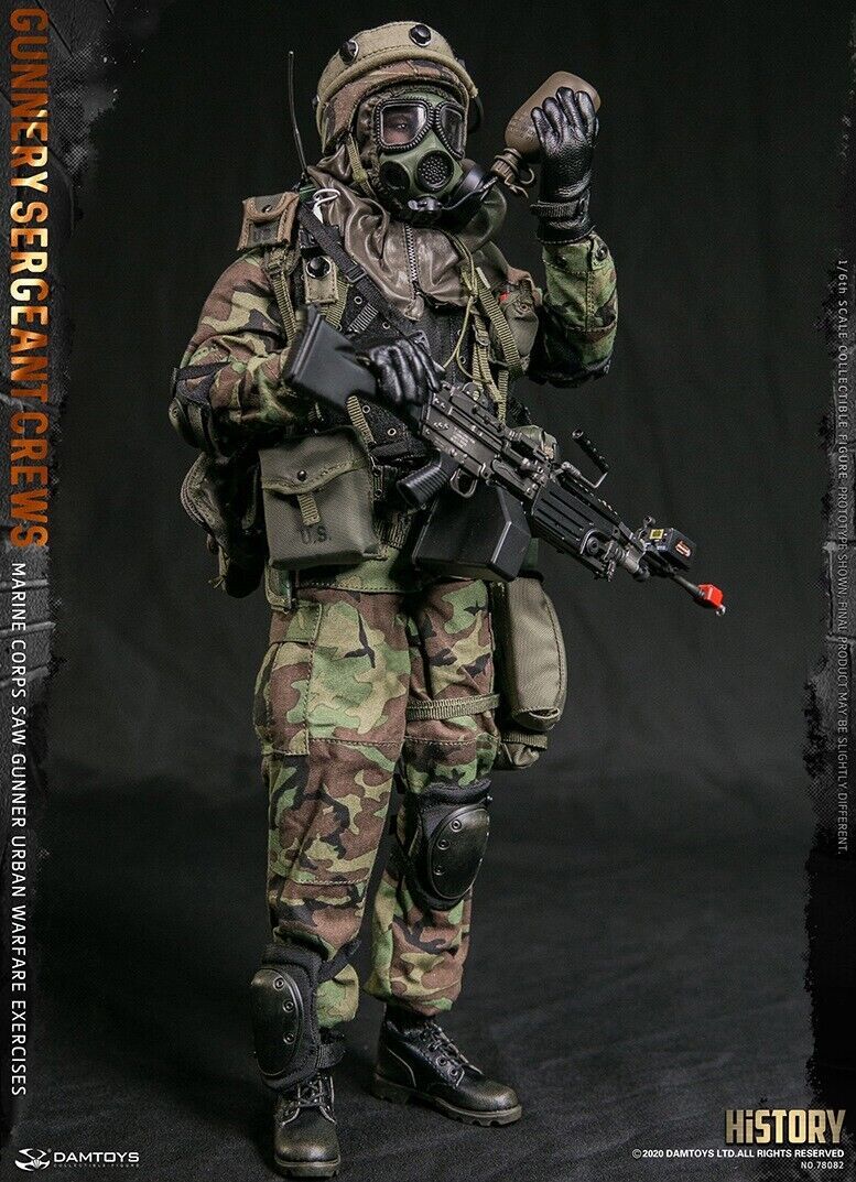 DAMTOYS 1/6 78082 MCS Gunnery Sergeant Crews Urban Warfare