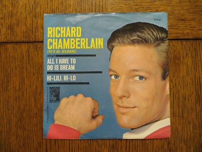 #ad #ad Richard Chamberlain – All I Have To Do Is Dream 1963 MGM K13121 Single VG VG $14.00