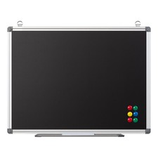 Kreidetafel mit Alurahmen, abwischbare Tafel, Büro Memoboard, Wandtafel Schwarz