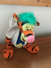 Gently Used Disney Store Mad Scientist Winnie the Pooh TIGGER Bean Bag Stuffed