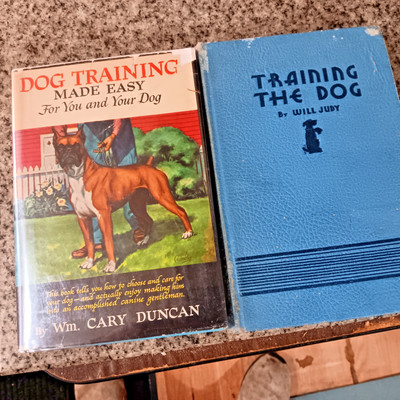 HOW TO TRAIN A DOG IN REAL LIFE OBEDIENCE 3 VINTAGE TRAINING BOOKS K9 OLD SCHOOL