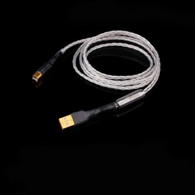 7N OCC  HIFI USB Cable DAC A-B Alpha OCC Digital AB Audio A to B  high Cable DAC